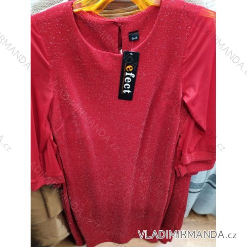 Šaty 3/4 rukáv elegantné plesové dámske (38-48) POĽSKÁ MÓDA PM219052
