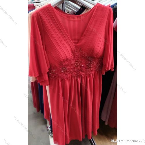 Šaty dlhý rukáv elegantné spoločenské dámske (uni s / m) TALIANSKÁ MÓDA IM919892