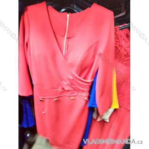 Šaty dlhý rukáv ELEGANTNÝ (uni s / m) TALIANSKÁ MÓDA IM919953