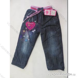 Rifle jeans dojčenské detské Dievčenské s baránkom (1-4 roky) Alysa RT23002