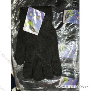 Rukavice zimné prstové zateplené pánske (ONE SIZE) POĽSKÁ VÝROBA POL119130
