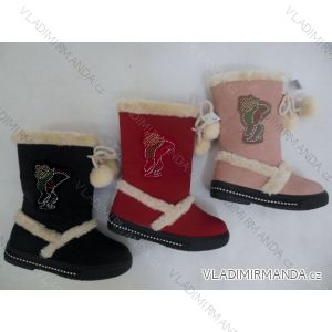 Topánky čižmy zimné teplé detské Dievčenské (26-30) M1311