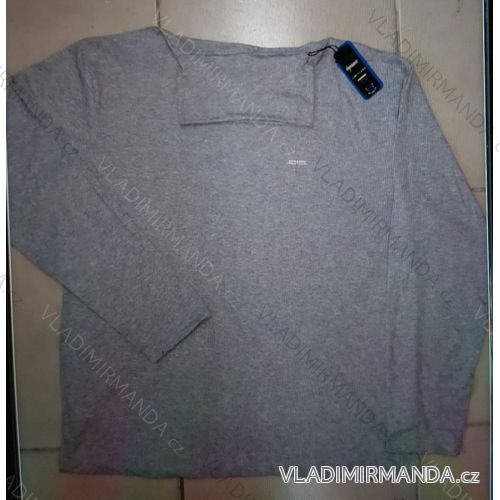 Tričko rolák dlhý rukáv pánske nadrozmerné (3XL-5XL) DYNAMIC TURECKÁ MODA OBS19117