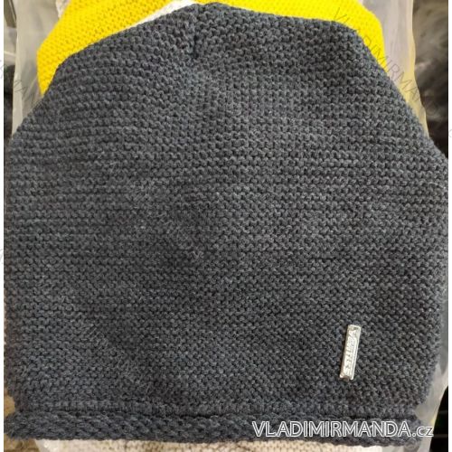 Čiapky zimné zateplená flaušom dámska (ONE SIZE) POĽSKÁ VÝROBA PV619145
