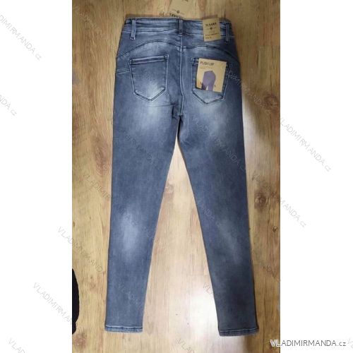 Rifle jeans dlhé push up dámske (26-32) M.SARA MA119DMF9326F-2
