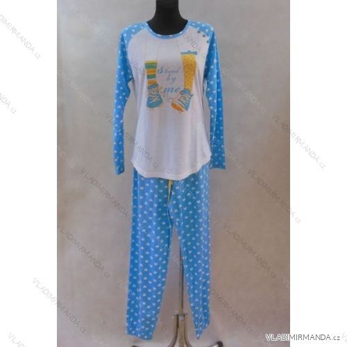 Pyžamo dlhé Dámske bavlnené nadrozmerné (xl-4XL) Toward 49084
