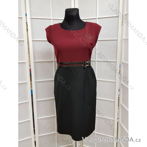 Šaty puzdrové plesové spoločenské dámske nadrozmerné (40-50) Poľsko MODA PM2170017 40