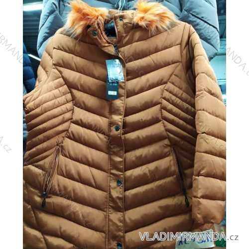 Bunda s kožušinkou zimná dámska nadrozmerná (xl-5XL) GUAN DA YUAN MA8191913