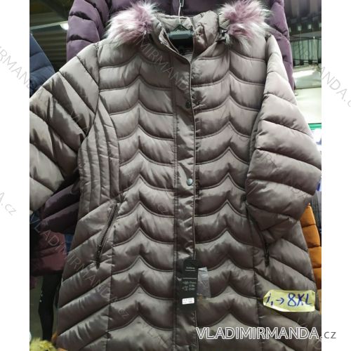 Bunda s kožušinkou zimná dámska nadrozmerná (4XL-8xl) GUAN DA YUAN MA8191921