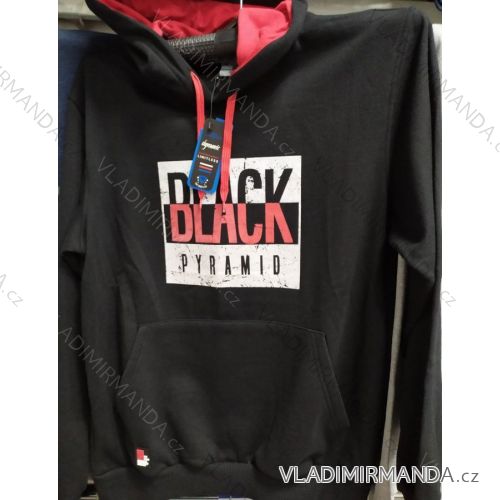 Mikina s kapucňou dlhý rukáv pánska (m-2xl) DYNAMIC OBS191243