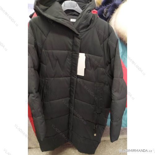 Bunda s kapucňou zimná dámska (uni xl-3XL) TALIANSKÁ MÓDA IM719454
