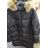 Bunda s kapucňou a kožušinkou zimná dámska (uni xl-3XL) TALIANSKÁ MÓDA IM719463
