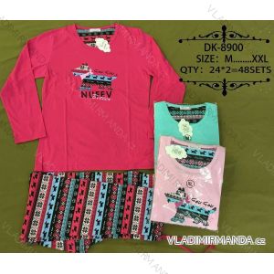 Pyžamo dlhé dámske bavlnené (m-2xl) VALERIE DREAM DK-8900