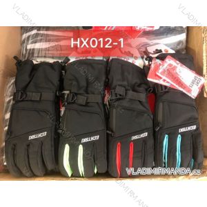 Rukavice prstové lyžiarske šušťákové pánske a dámske m-2xl Echt hx012-1