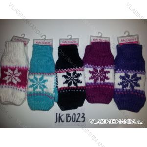 Rukavice pletené detské Dievčenské Echt JKB023