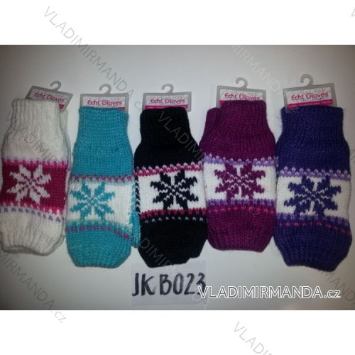 Rukavice pletené detské Dievčenské Echt JKB023