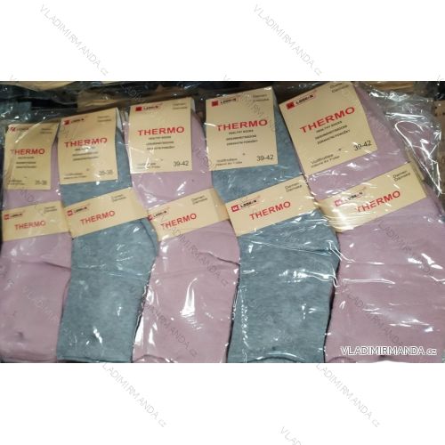 Ponožky teplej termo dámske (35-38,39-42) LOOKEN LOK1934