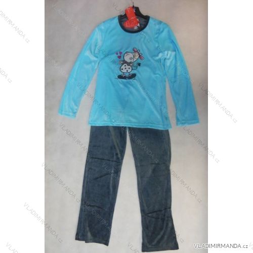 Pyžamo teplé dlhé dámske zamatovej (m-xxl) Benter 86309