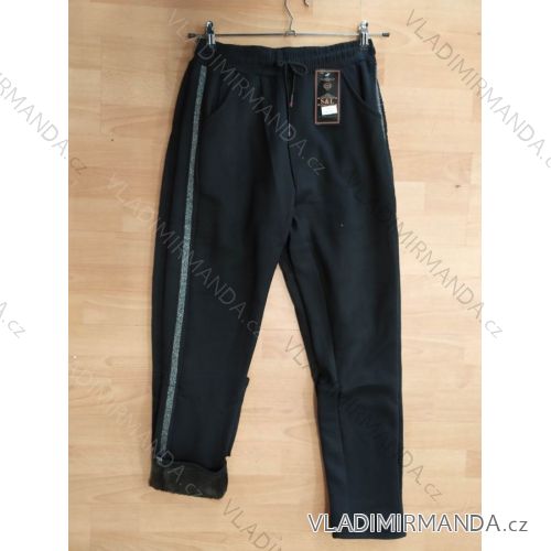 Tepláky teplé dámske nadrozmerné (l-4XL) SAL SMILING TS-7
