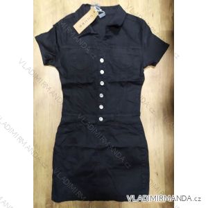 Šaty riflové krátky rukáv dámske (s-xl) Gourde MA120GD6052-3J
