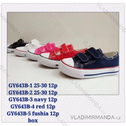 Tenisky detské dievčenské (25-30) WSHOES OB220GY643B