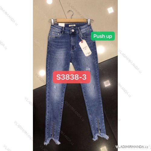 Rifle jeans dlhé push up dámske (25-31) M.SARA MA120S3838-3
