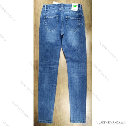 Rifle jeans dlhé push-up dámske (26-32) M.SARA MA120DM9571F
