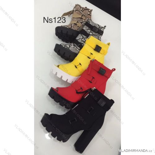 Čižmy nízke letné na podpätku dámske (36-41) WSHOES OBUV OB220NS123