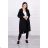 Dlhý sveter s potlačou Plus Size, svetlo béžový
