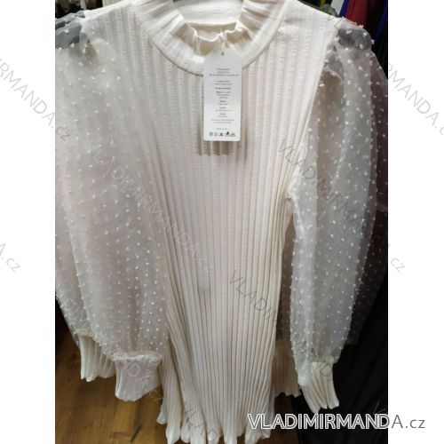 Šaty dlhý rukáv dámske spoločenské (uni s / m) TALIANSKA MÓDA IM920025
