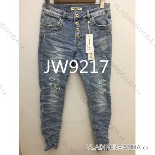 Rifle jeans dlhé dámske (XS-XL) Jewell LEXXURY LEX20JW9217