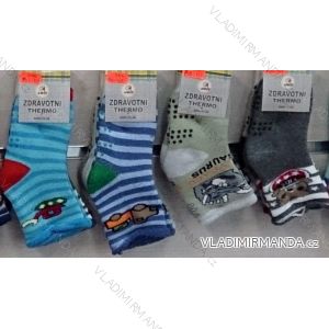 Ponožky zdravotné thermo detské Chlapčenské (17-26) AMZF AD24002