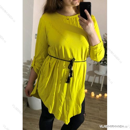 Šaty volnošasové letné dámske nadrozmerné (UNI XL-2XL) TALIANSKÁ MÓDA IM620031

