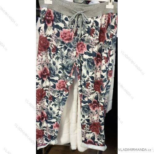 Tepláky dlhé dámske nadrozmerné (UNI XL-2XL) TALIANSKÁ MÓDA IMN20015