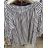 Blúzka alá košeľa 3/4 dlhý rukáv dámska (uni XL / 2XL) TALIANSKÁ MÓDA IM720055
