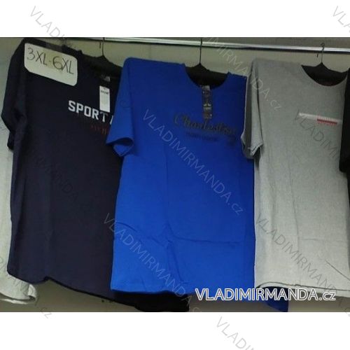 Tričko krátky rukáv pánske nadrozmerné (3XL-6XL) OBSESS OBS200007