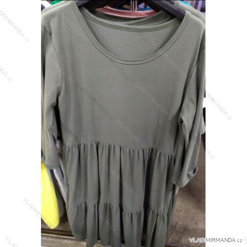 Šaty voľnočasové krátky rukáv dámske (uni xl / 2xl) TALIANSKÁ MÓDA IM720061
