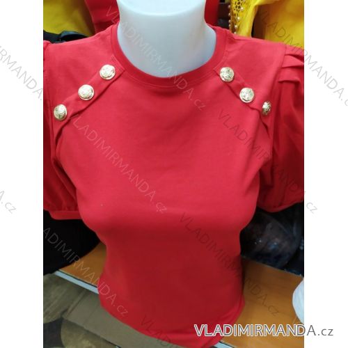 Tričko krátky rukáv dámske (uni s / xl) Madarska moda MAE20005