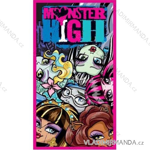 Osuška plážová monster high detská (70x140cm) TKL MH 09010