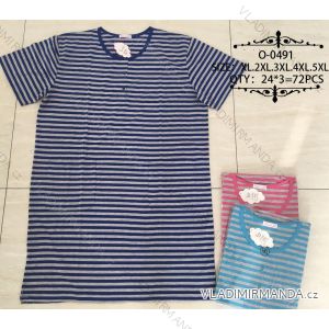 Maxitričko krátky rukáv dámske nadrozmerné (XL-5XL) VALERIE DREAM NFL20O-0491
