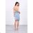 Stretch riflové šaty zviazané na krku S / ML / XL