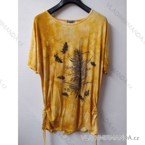 Tunika sťahovacie krátky rukáv dámska (uni L / XXL) TURECKÁ MÓDA TM920041