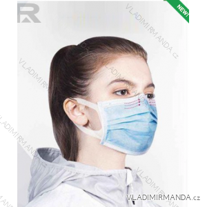 Ochranná obličejová rouška maska s tlustou styčnou stélkou proti virům unisex (one size) MADE IN CHINA ROUSKA11011