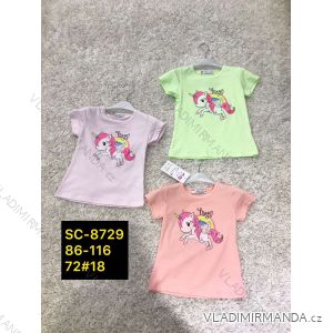 Tričko krátký rukáv kojenecké dětské dívčí (86-116) ACTIVE SPORT ACT21SC-8729