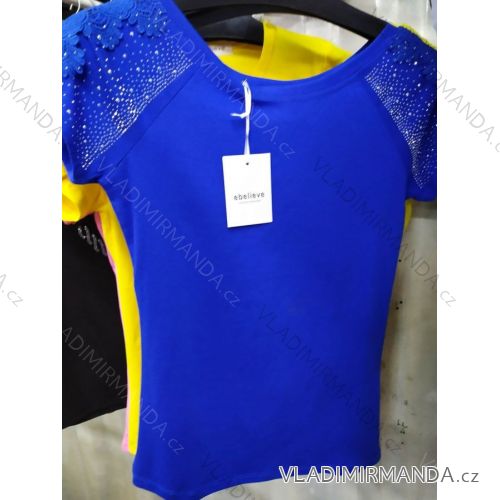Tričko krátky rukáv dámske (L-XL) EBELIEVE MA420C-106