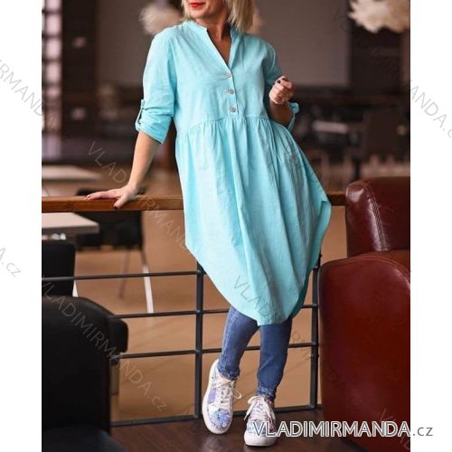ŠATY KOŠILOVÉ DÁMSKÉ uni s/m) ITALSKá MóDA IMM20073