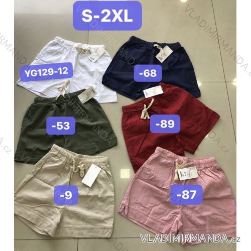 kraťasy šortky DÁMSKE (S-2XL) M.SARA MSR20YG129-12