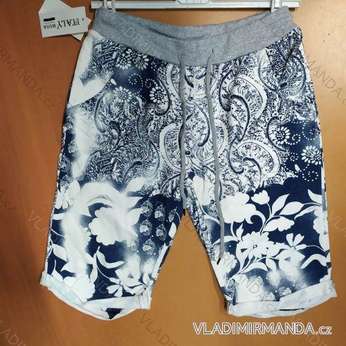 Tepláky 3/4 krátke kraťasy letné dámske (uni xl/2xl) TALIANSKÁ MÓDA IMB20144