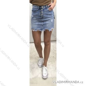 Sukňa riflová dámska (XS-L) TALIANSKÁ MÓDA IMM20-H261