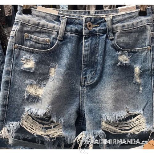 kraťasy šortky Rifľové DÁMSKE (XS-XL) M.SARA MA520551